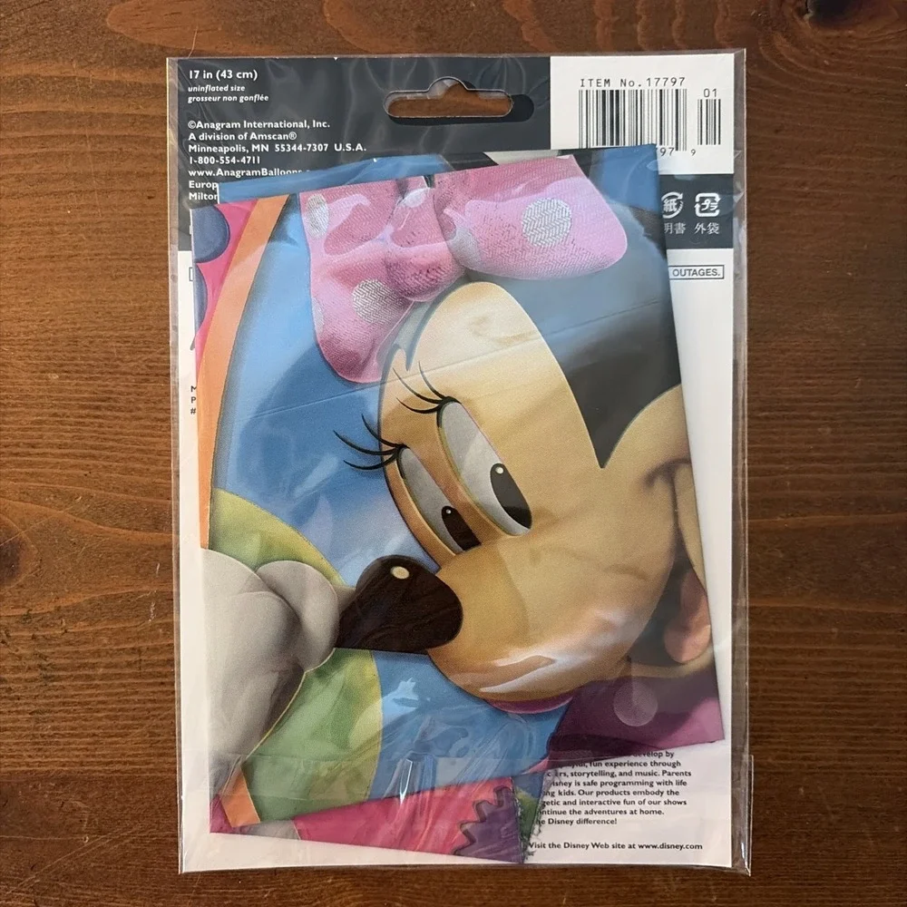1 Disney Minnie Mouse Happy Birthday Foil Balloons Anagram 17 inch‎ USA